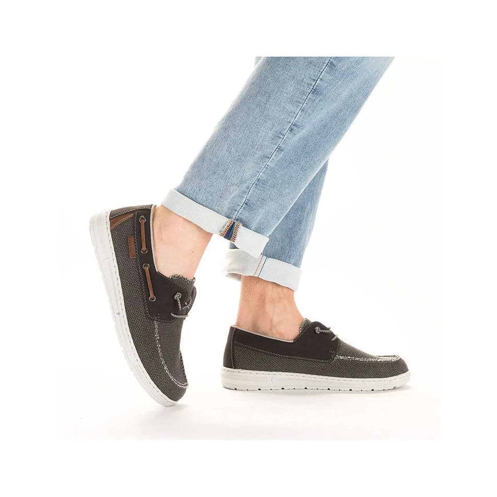 Rieker Men'S Slippers Asphalt Black