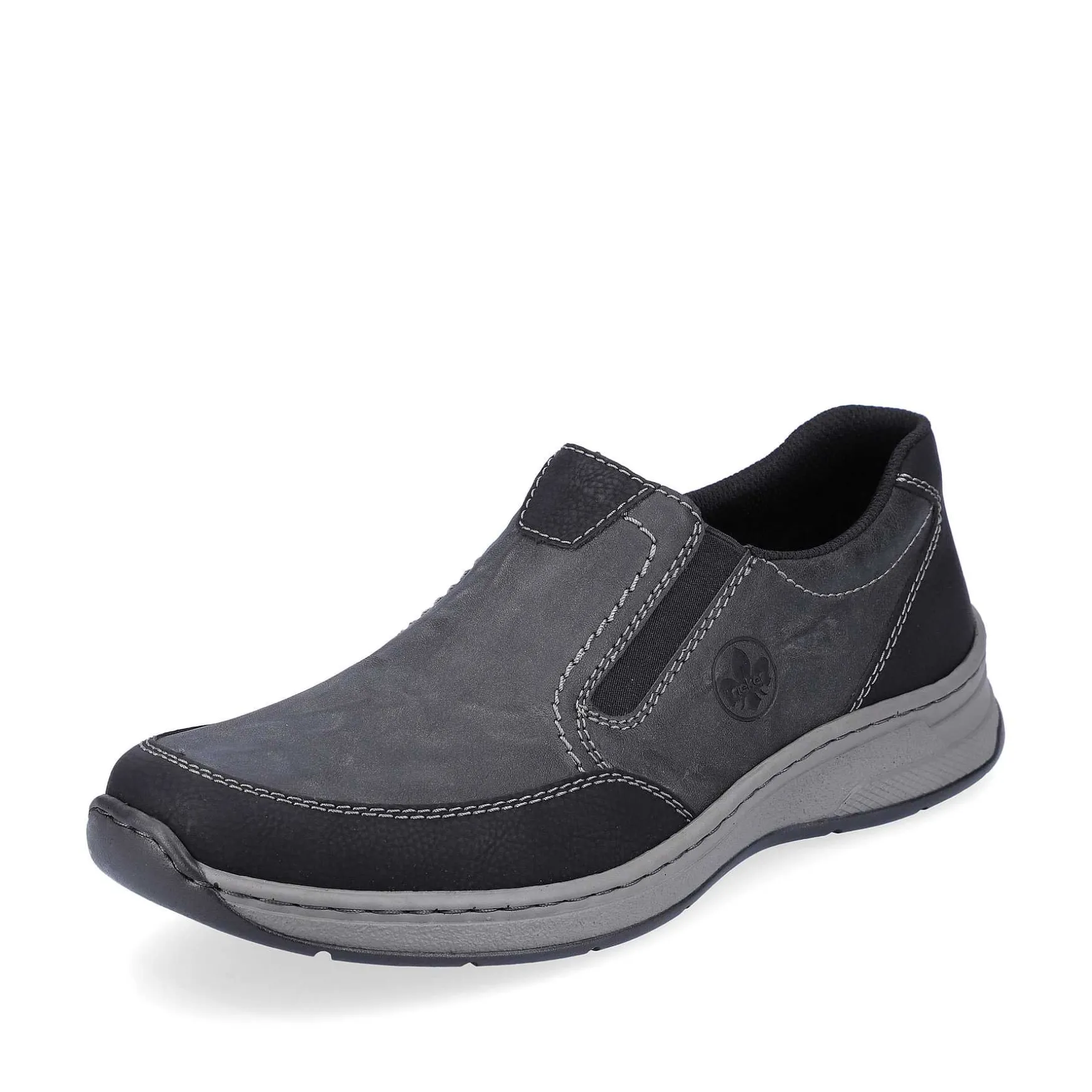 Rieker Men'S Slippers Asphalt Black