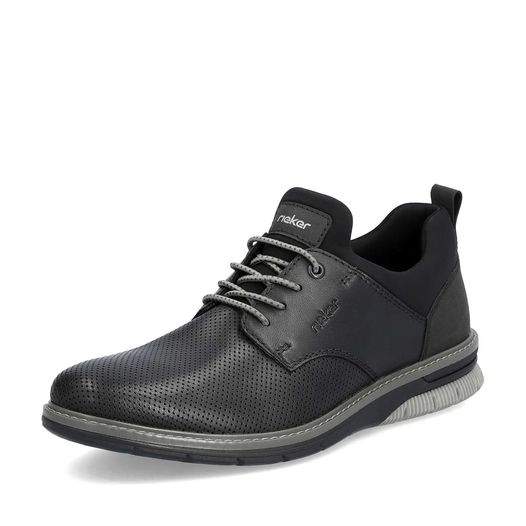 Rieker Men'S Slippers Asphalt Black