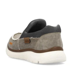 Rieker Men'S Slippers Beige-Gray