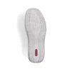 Rieker Men'S Slippers Blue Metallic