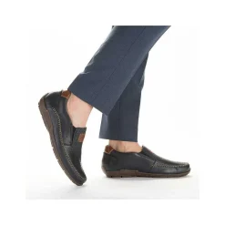 Rieker Men'S Slippers Blue Metallic