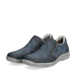Rieker Men'S Slippers Blue Gray