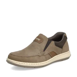 Rieker Men'S Slippers Brown-Beige