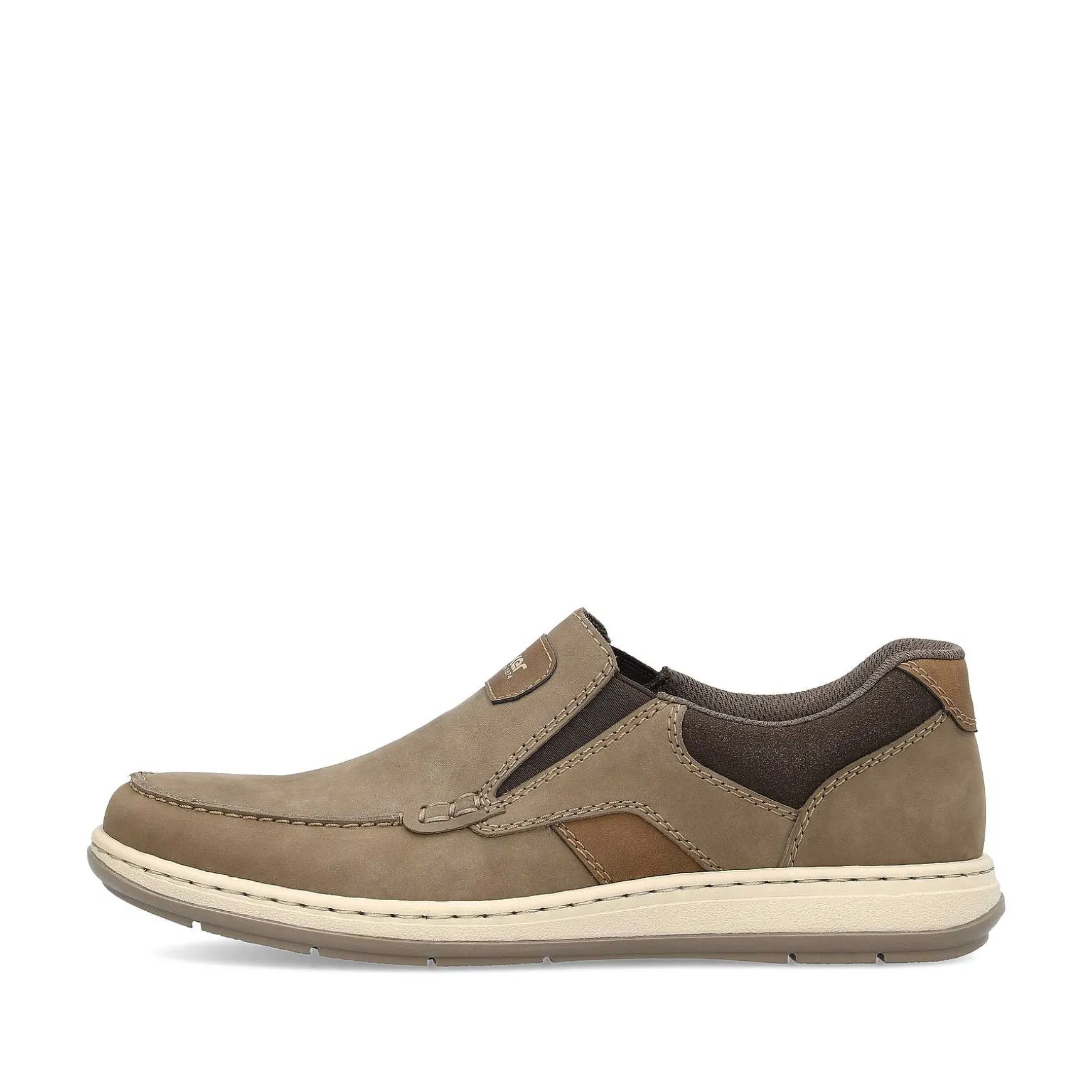 Rieker Men'S Slippers Brown-Beige
