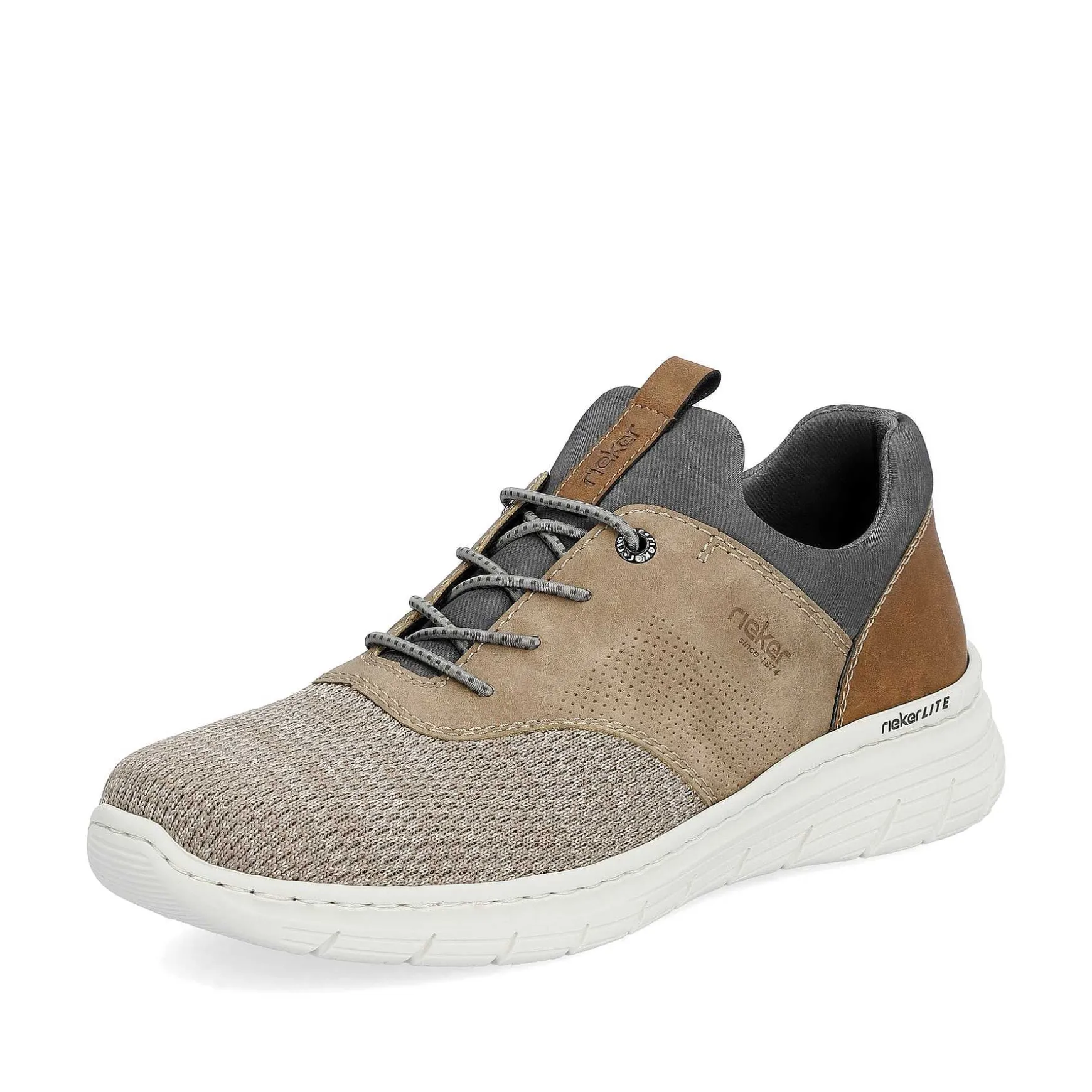 Rieker Men'S Slippers Brown-Beige