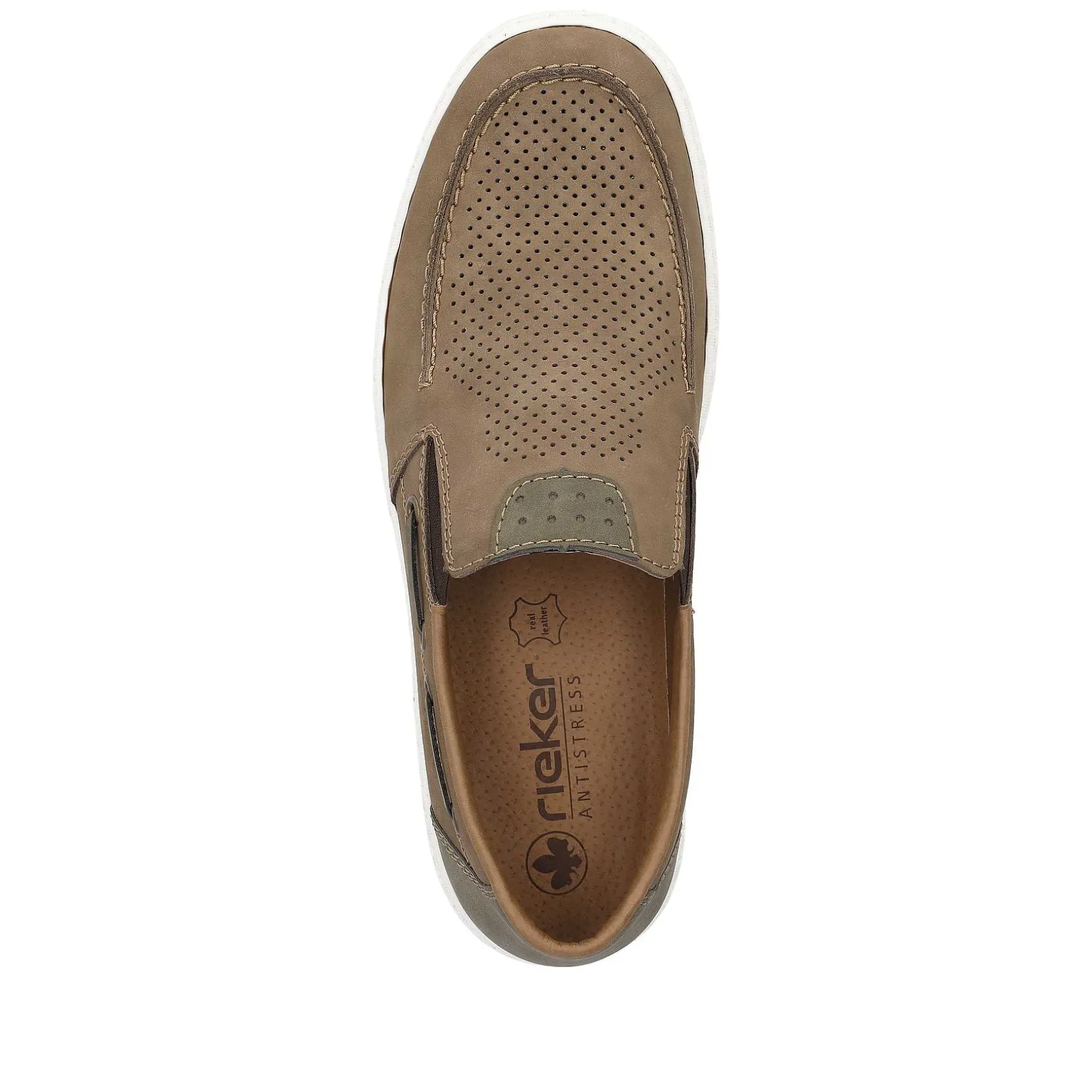 Rieker Men'S Slippers Brown Gray