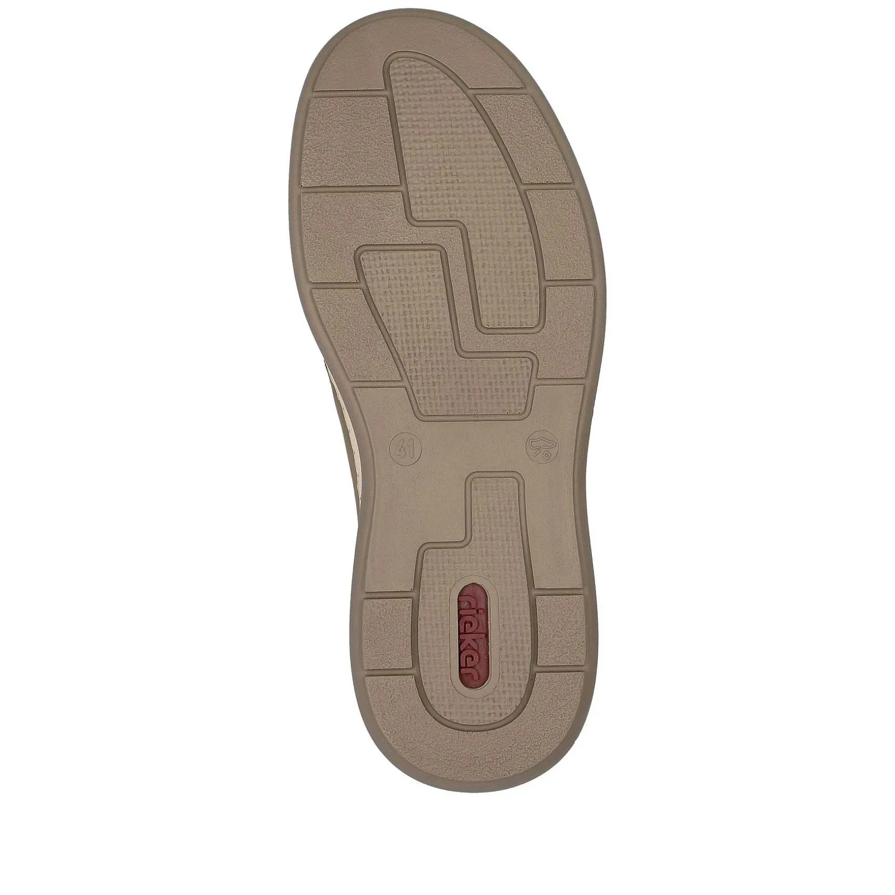 Rieker Men'S Slippers Brown-Beige