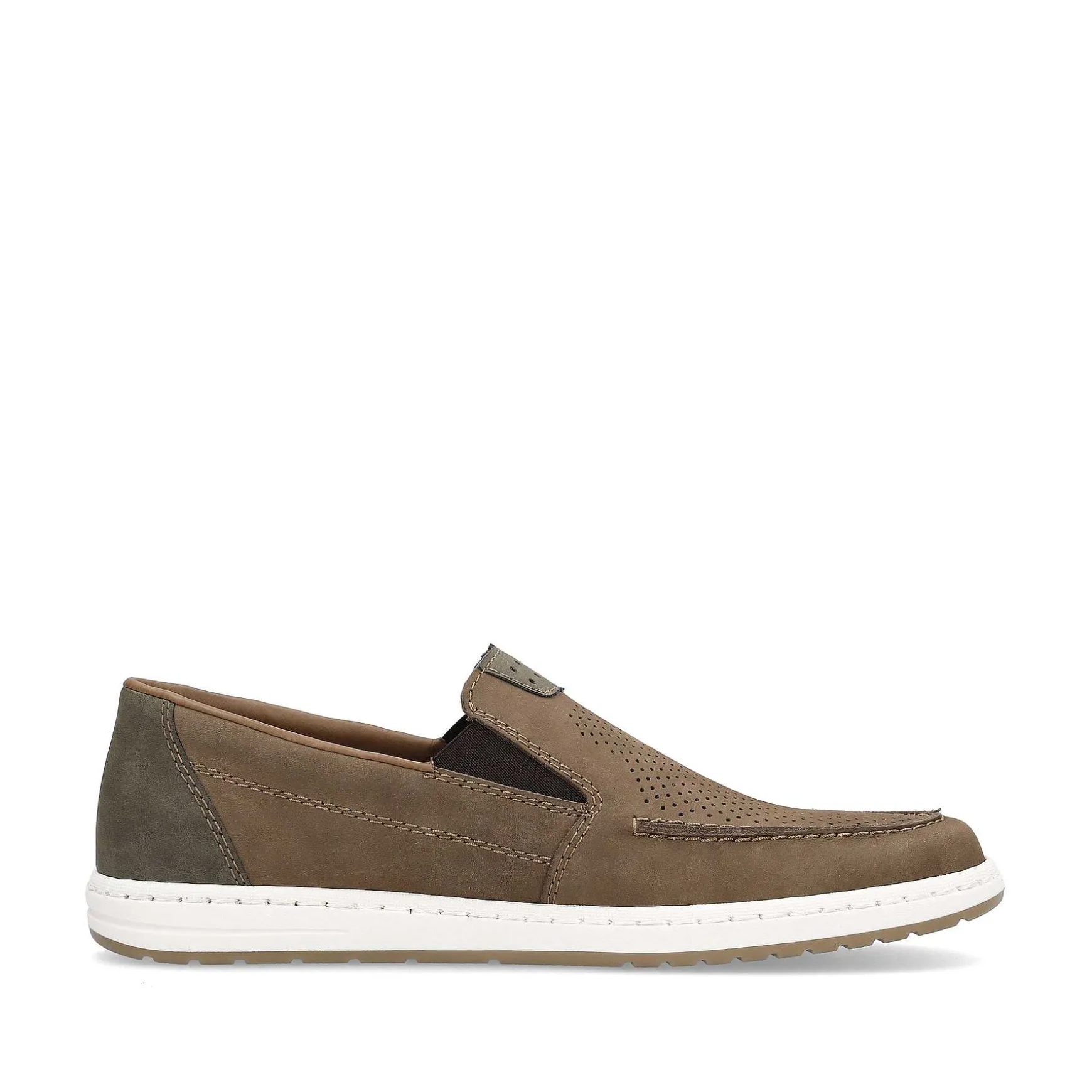 Rieker Men'S Slippers Brown Gray