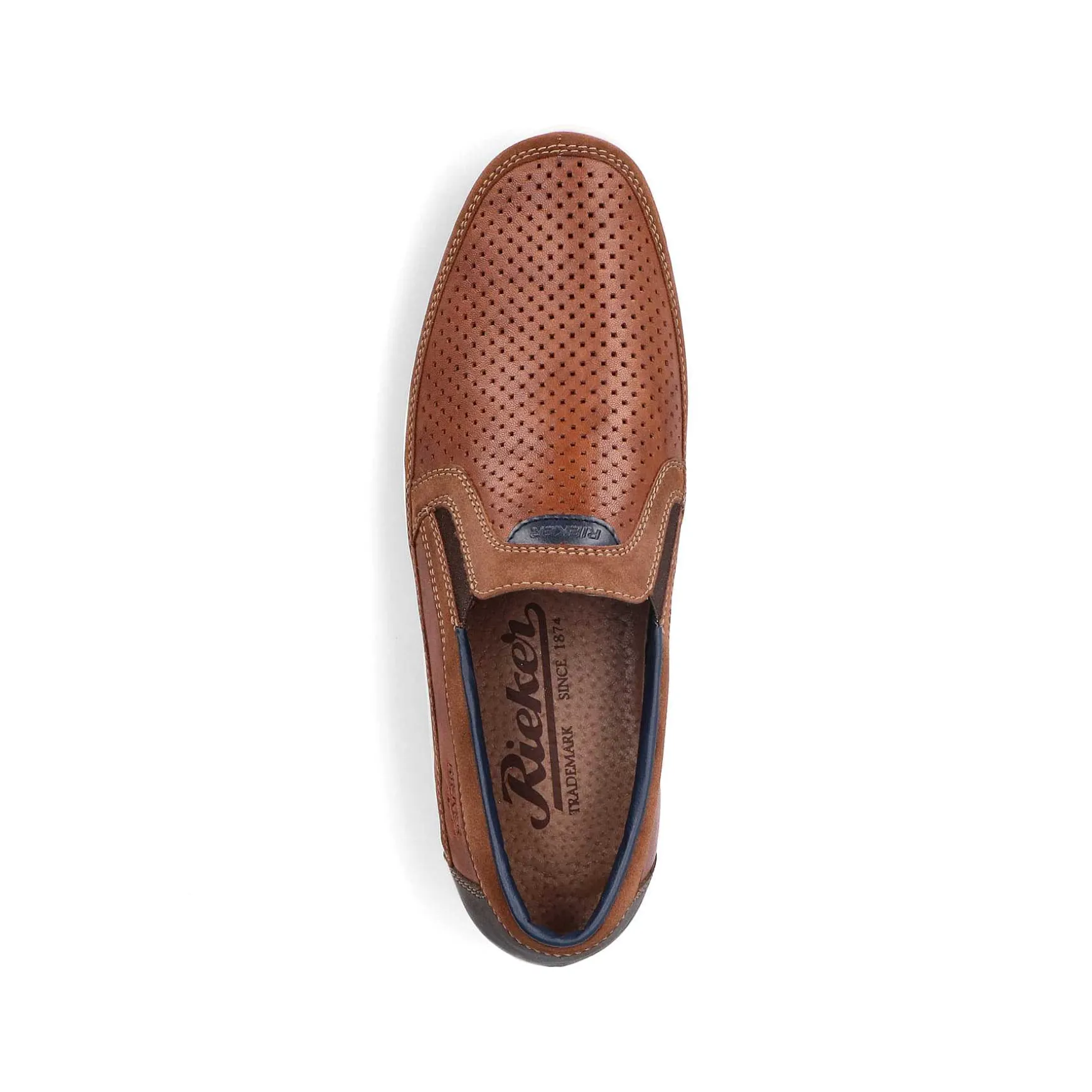 Rieker Men'S Slippers Caramel Brown