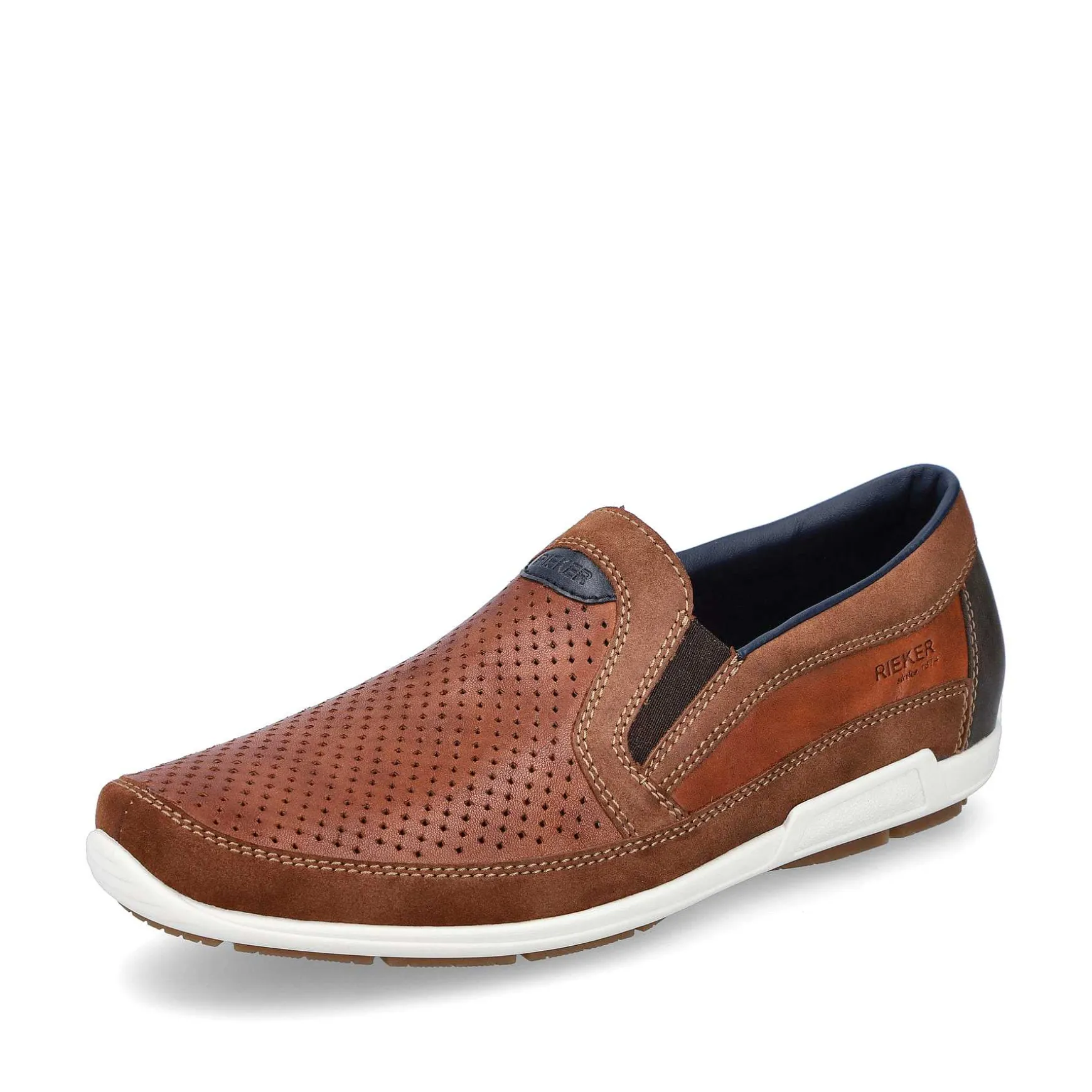 Rieker Men'S Slippers Caramel Brown
