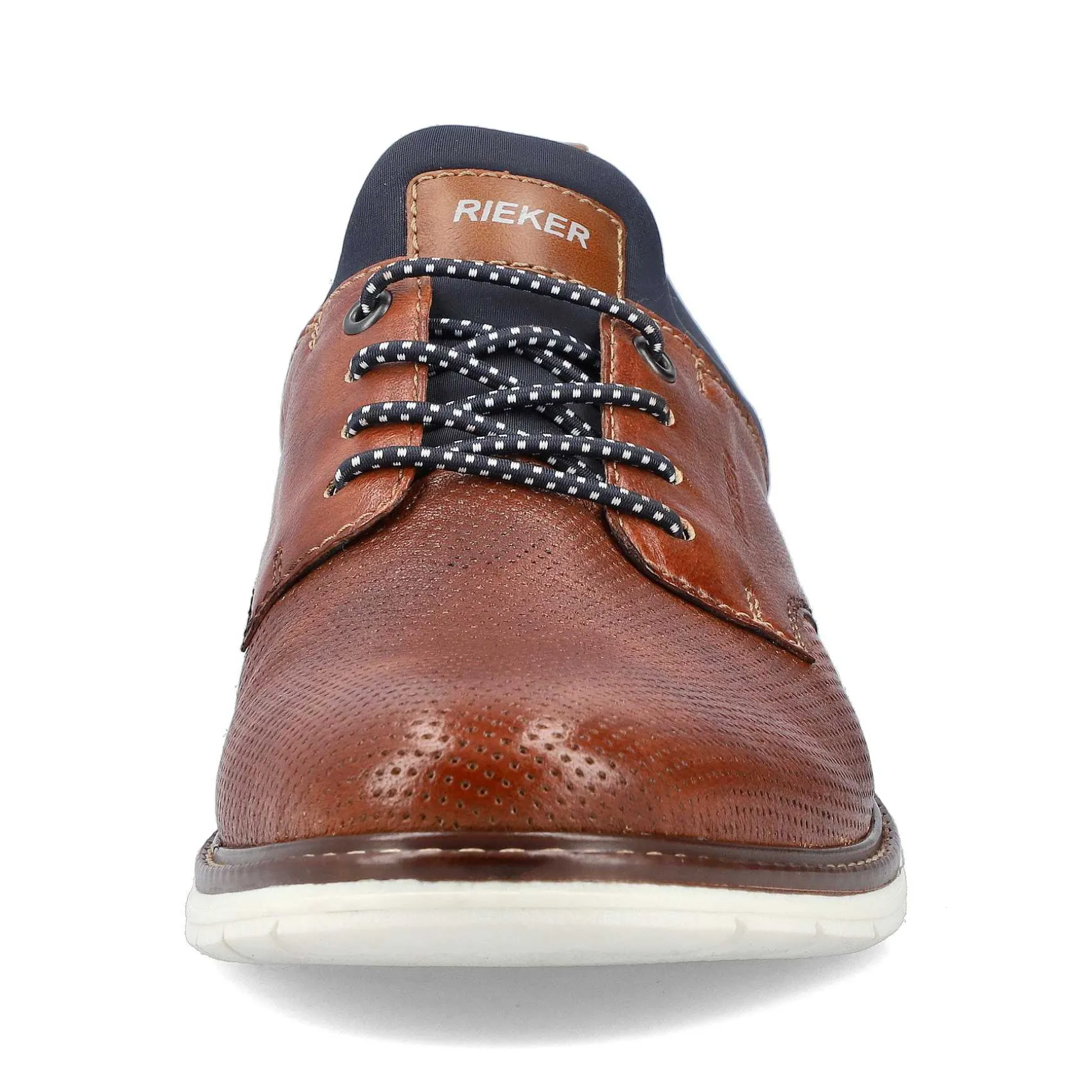 Rieker Men'S Slippers Caramel Brown-Pacific Blue