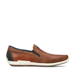 Rieker Men'S Slippers Caramel Brown