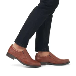 Rieker Men'S Slippers Chestnut Brown