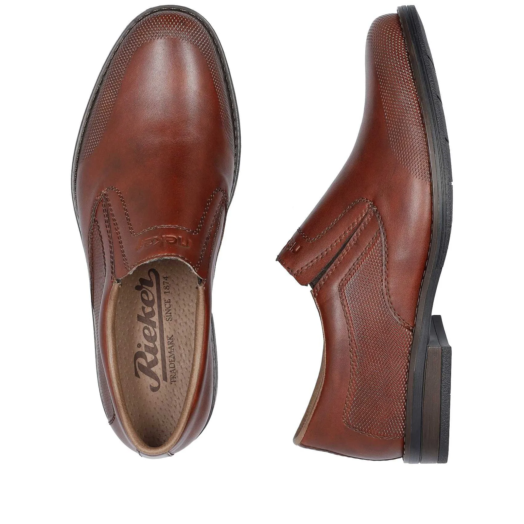 Rieker Men'S Slippers Chestnut Brown