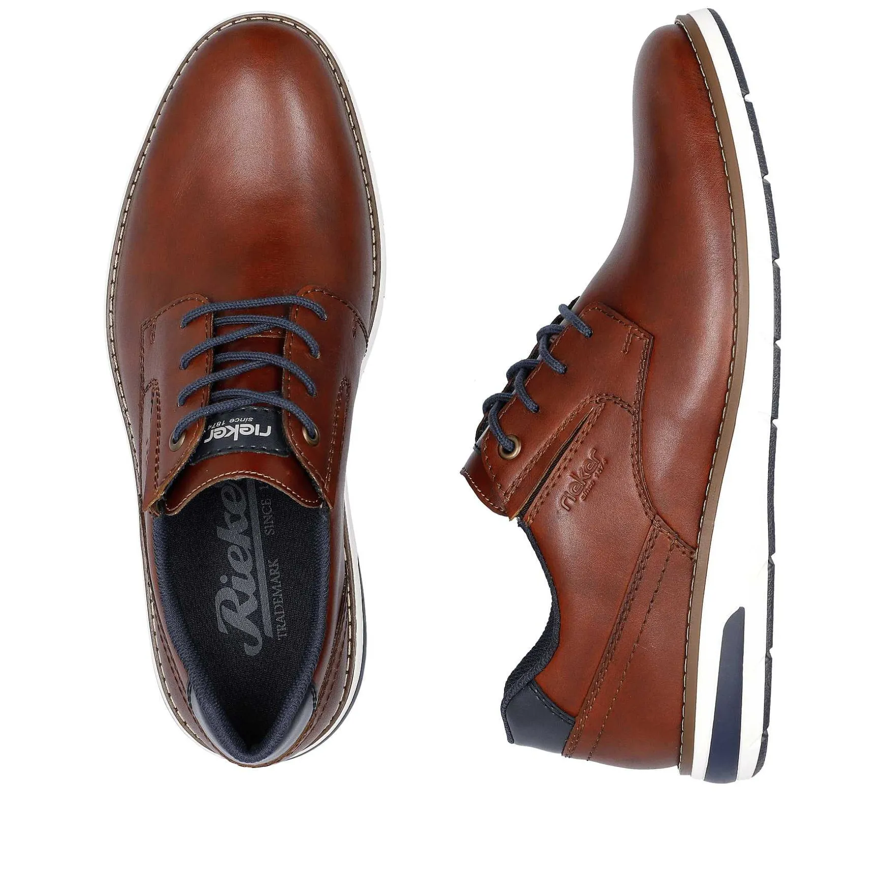 Rieker Men'S Slippers Coffee Brown