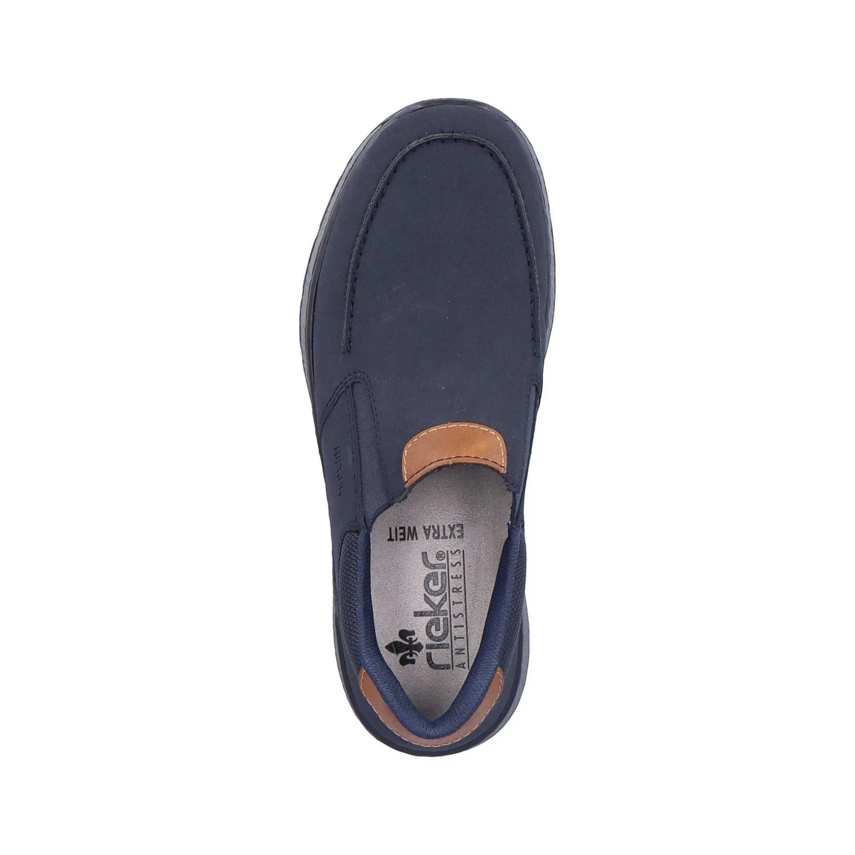 Rieker Men'S Slippers Dark Blue Noisette