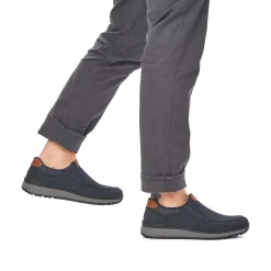 Rieker Men'S Slippers Dark Blue Noisette