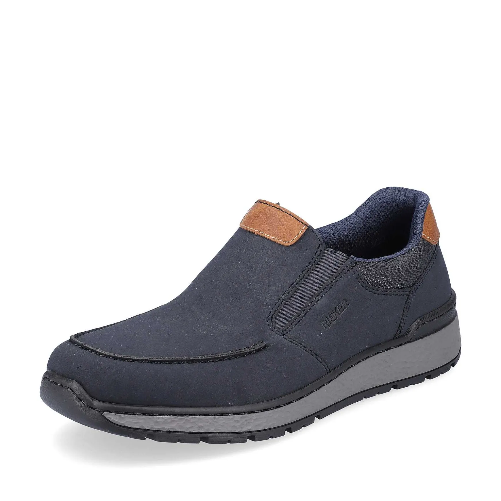 Rieker Men'S Slippers Dark Blue Noisette