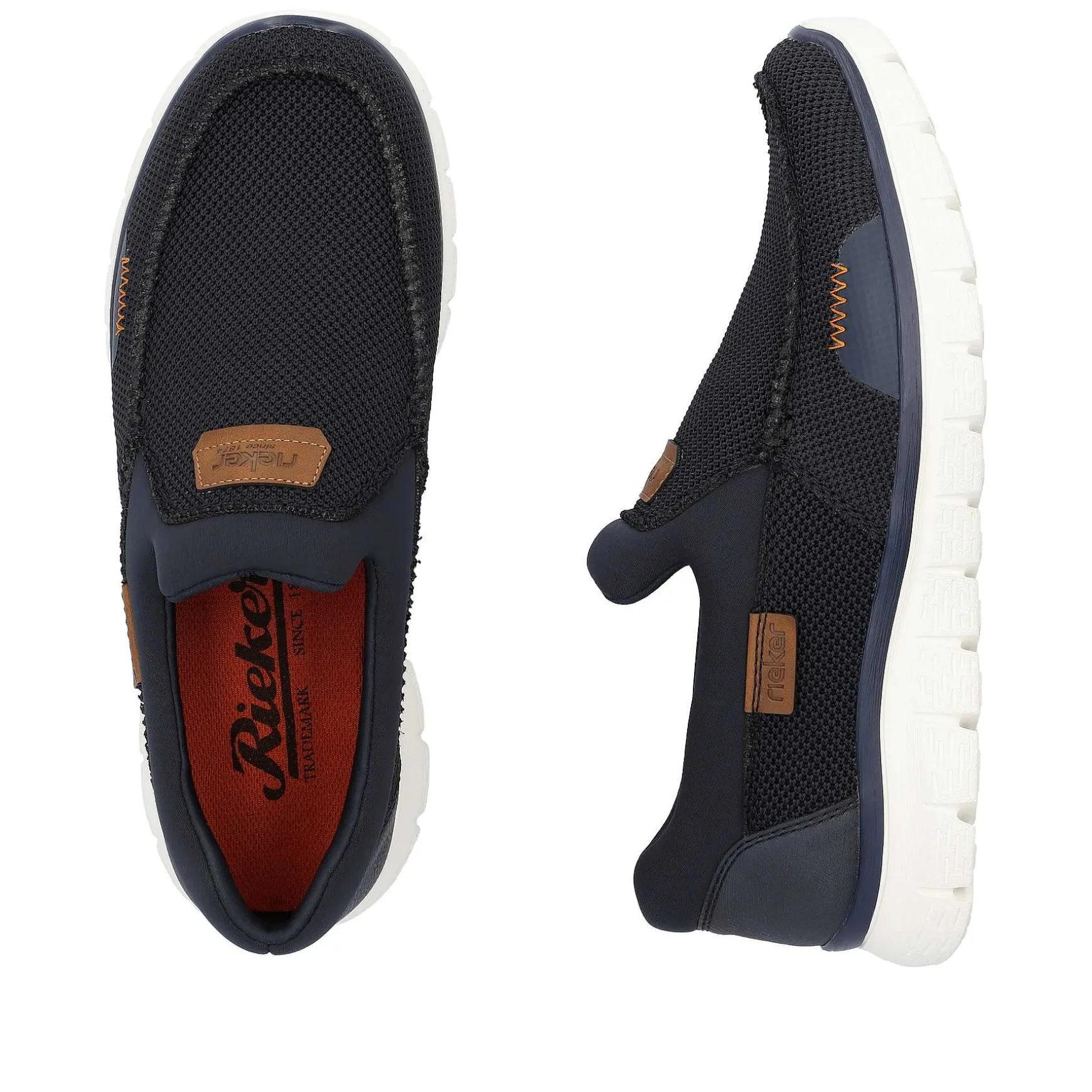 Rieker Men'S Slippers Dark Blue