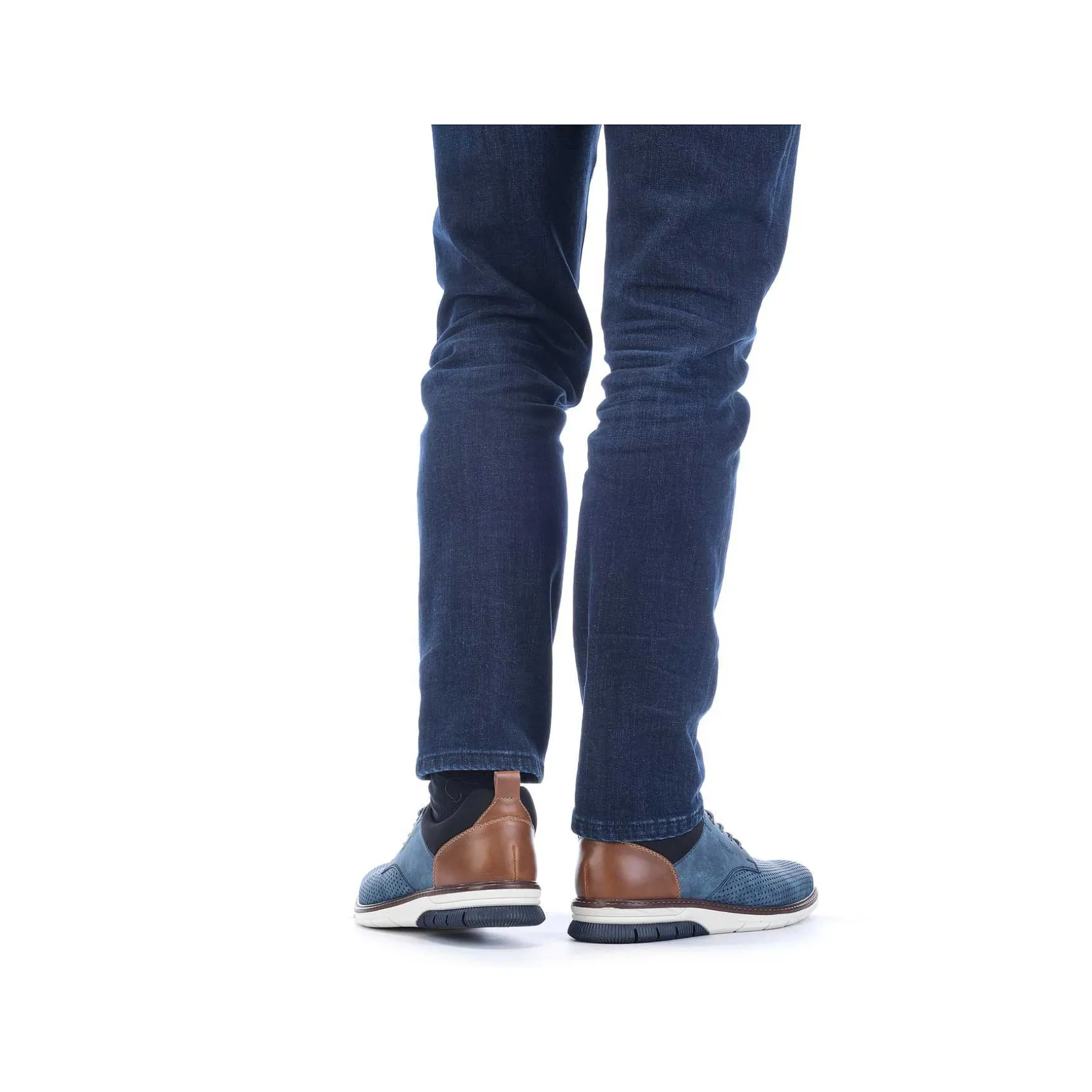 Rieker Men'S Slippers Denim Blue