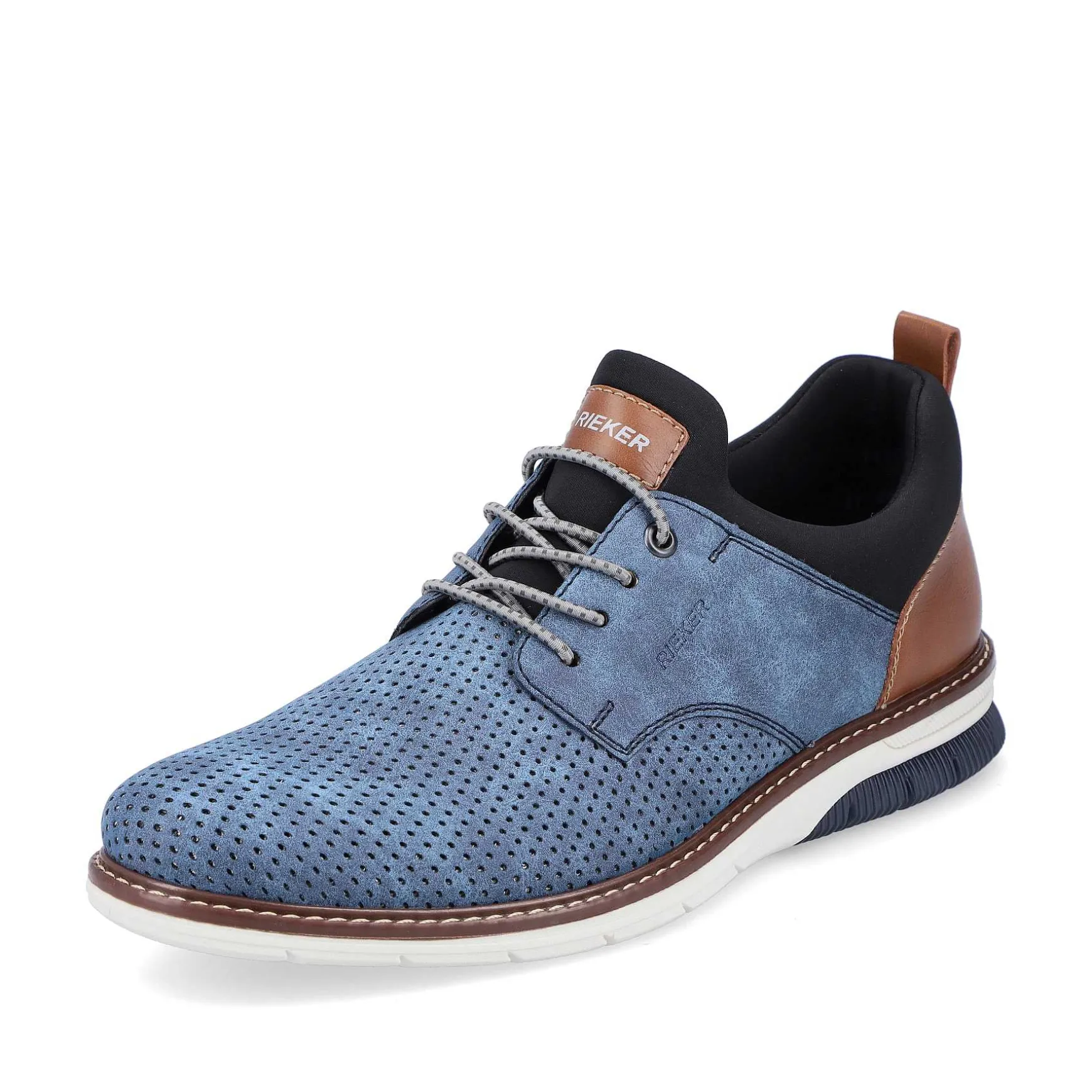 Rieker Men'S Slippers Denim Blue