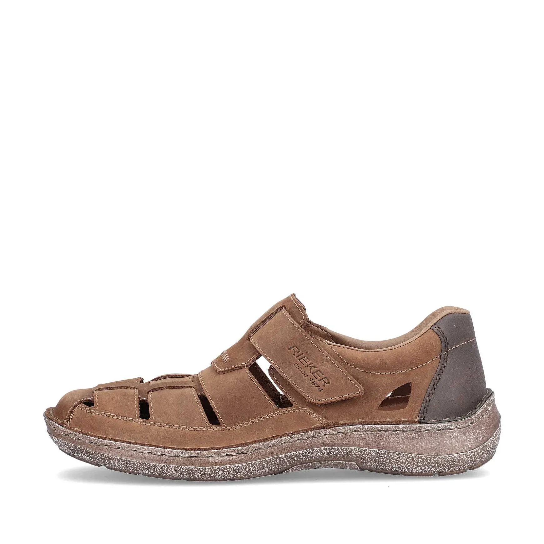 Rieker Men'S Slippers Espresso Brown