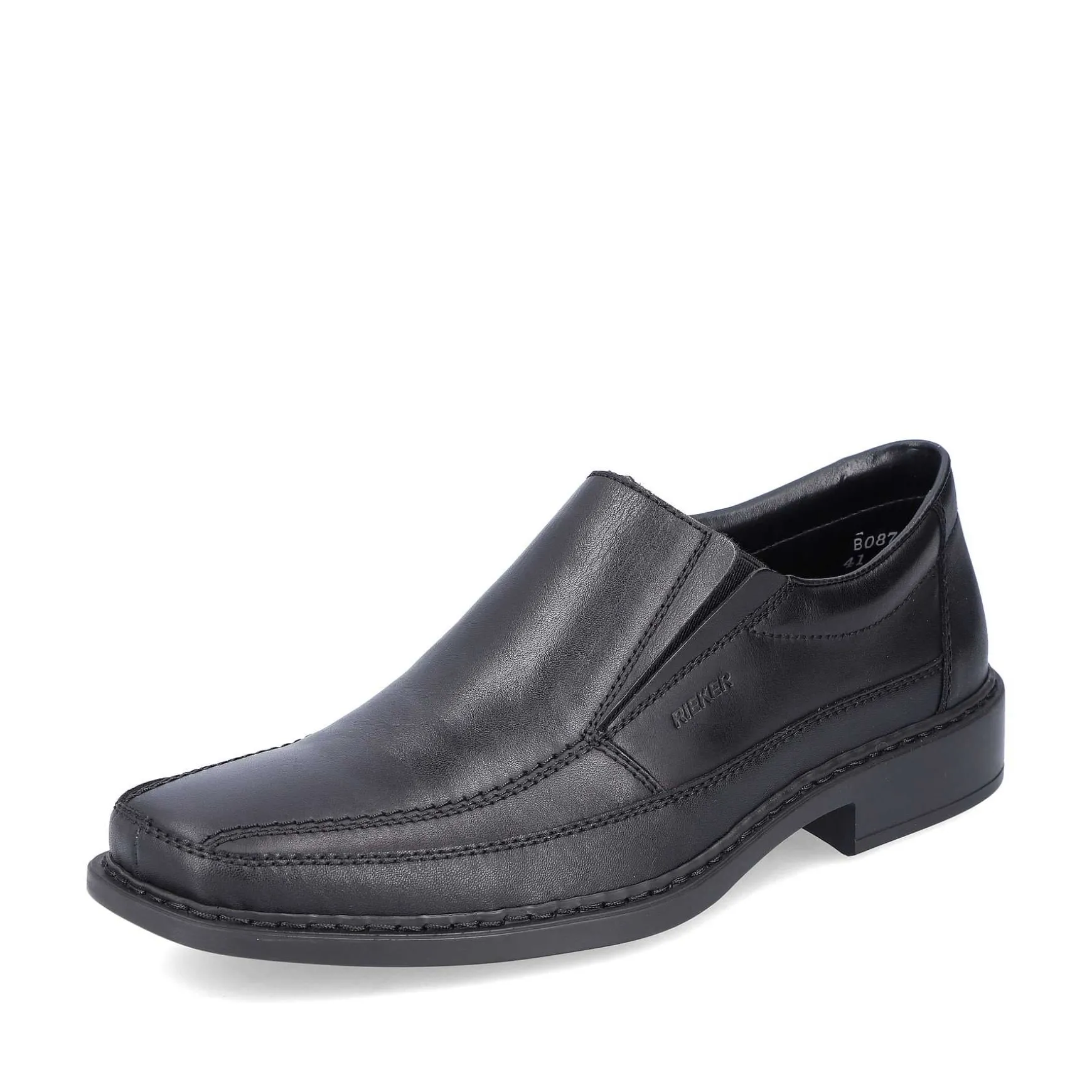 Rieker Men'S Slippers Glossy Black