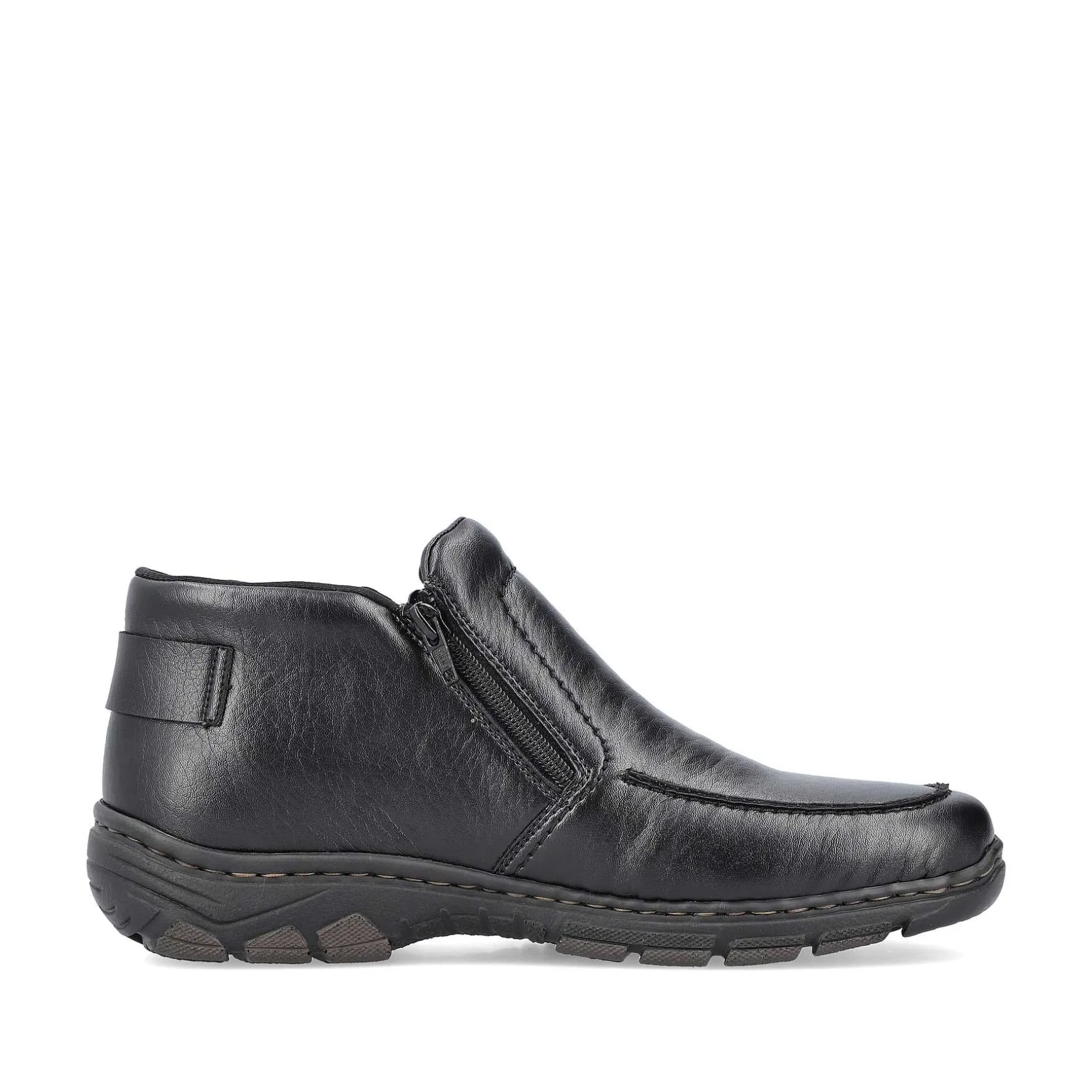Rieker Men'S Slippers Glossy Black