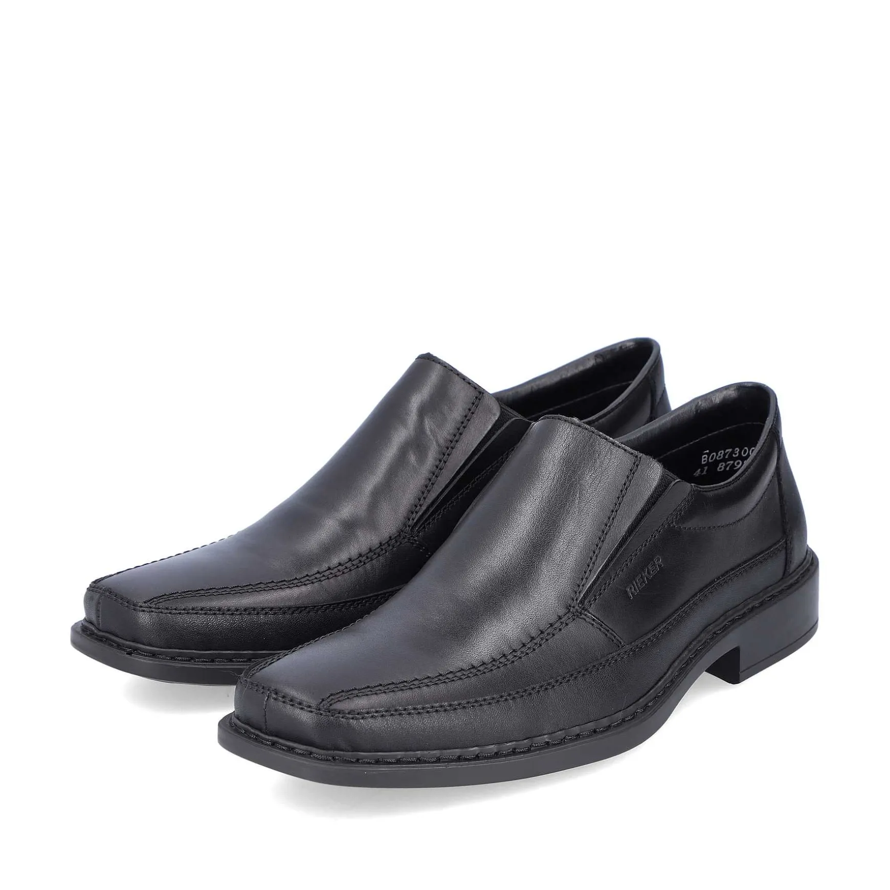Rieker Men'S Slippers Glossy Black