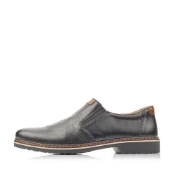 Rieker Men'S Slippers Glossy Black