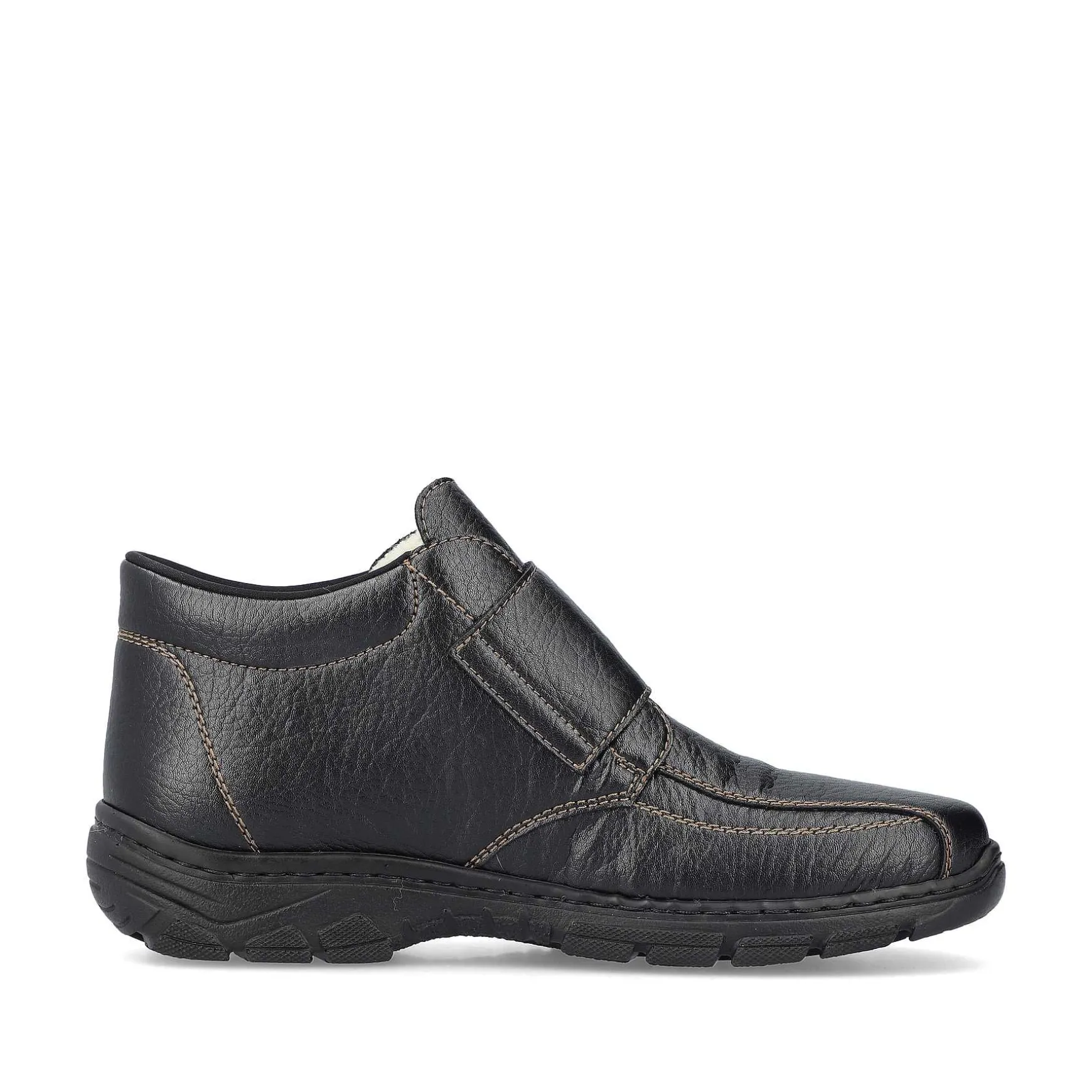 Rieker Men'S Slippers Glossy Black