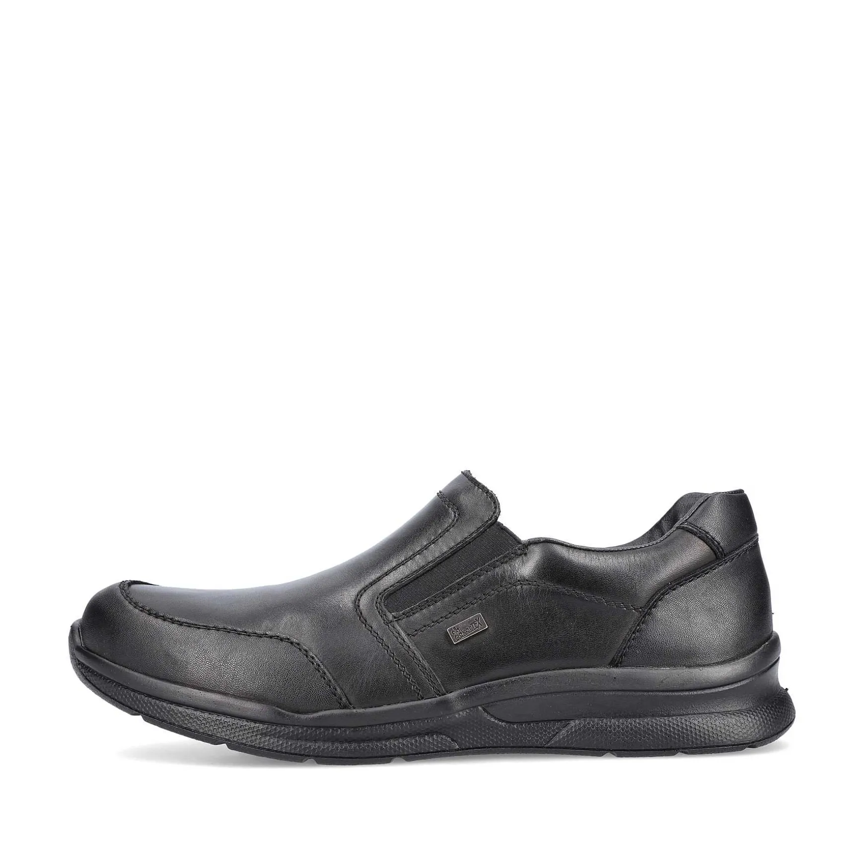Rieker Men'S Slippers Glossy Black