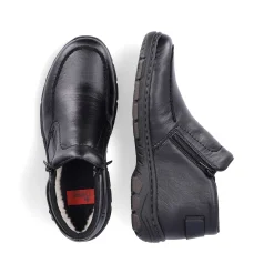 Rieker Men'S Slippers Glossy Black