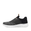Rieker Men'S Slippers Graphite Black