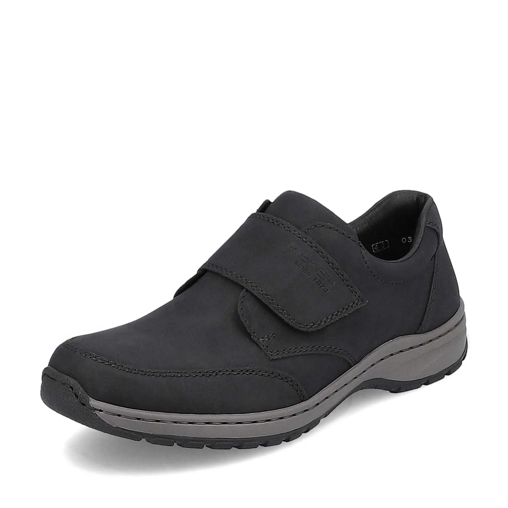 Rieker Men'S Slippers Graphite Black