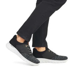 Rieker Men'S Slippers Graphite Black