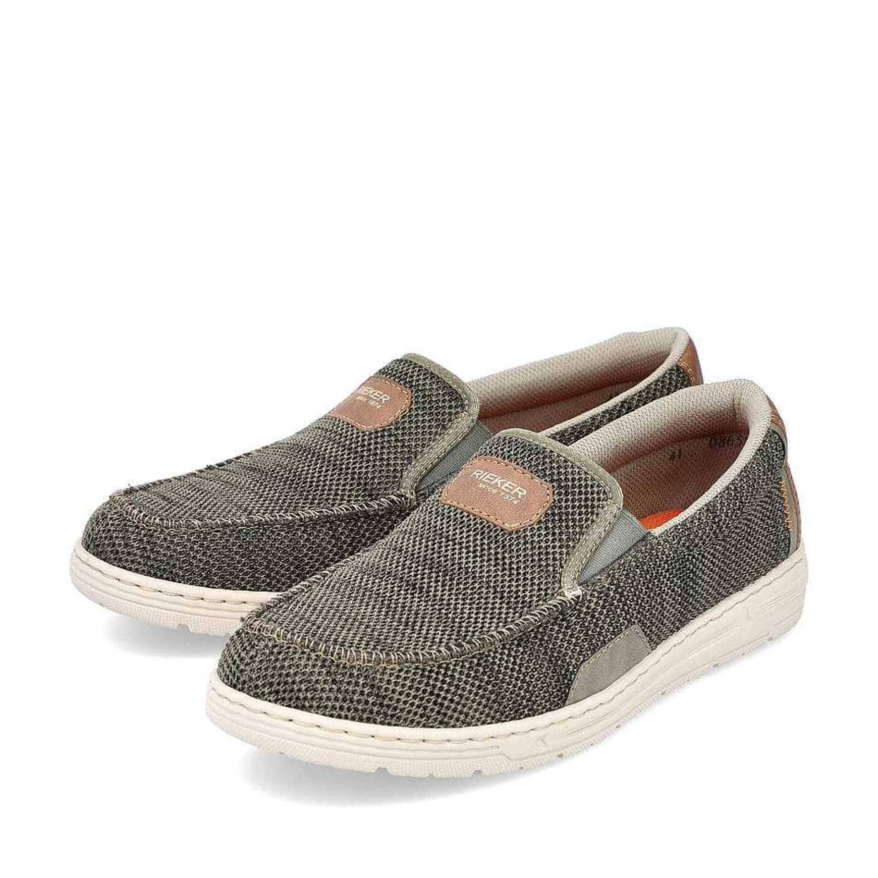 Rieker Men'S Slippers Green Grey