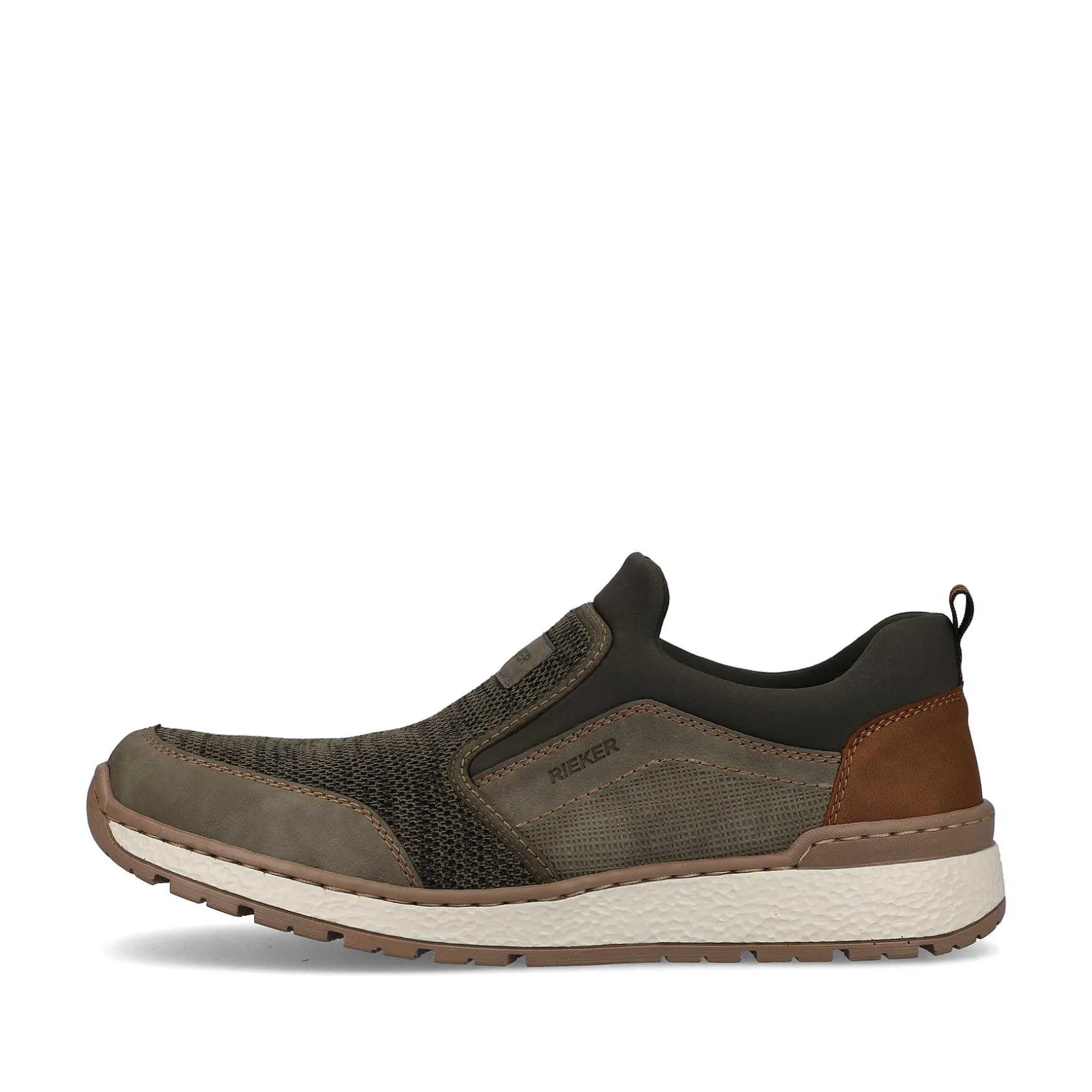 Rieker Men'S Slippers Green Grey