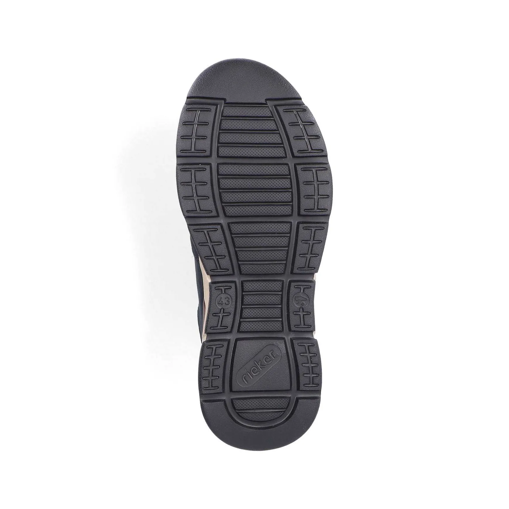 Rieker Men'S Slippers Grey-Blue