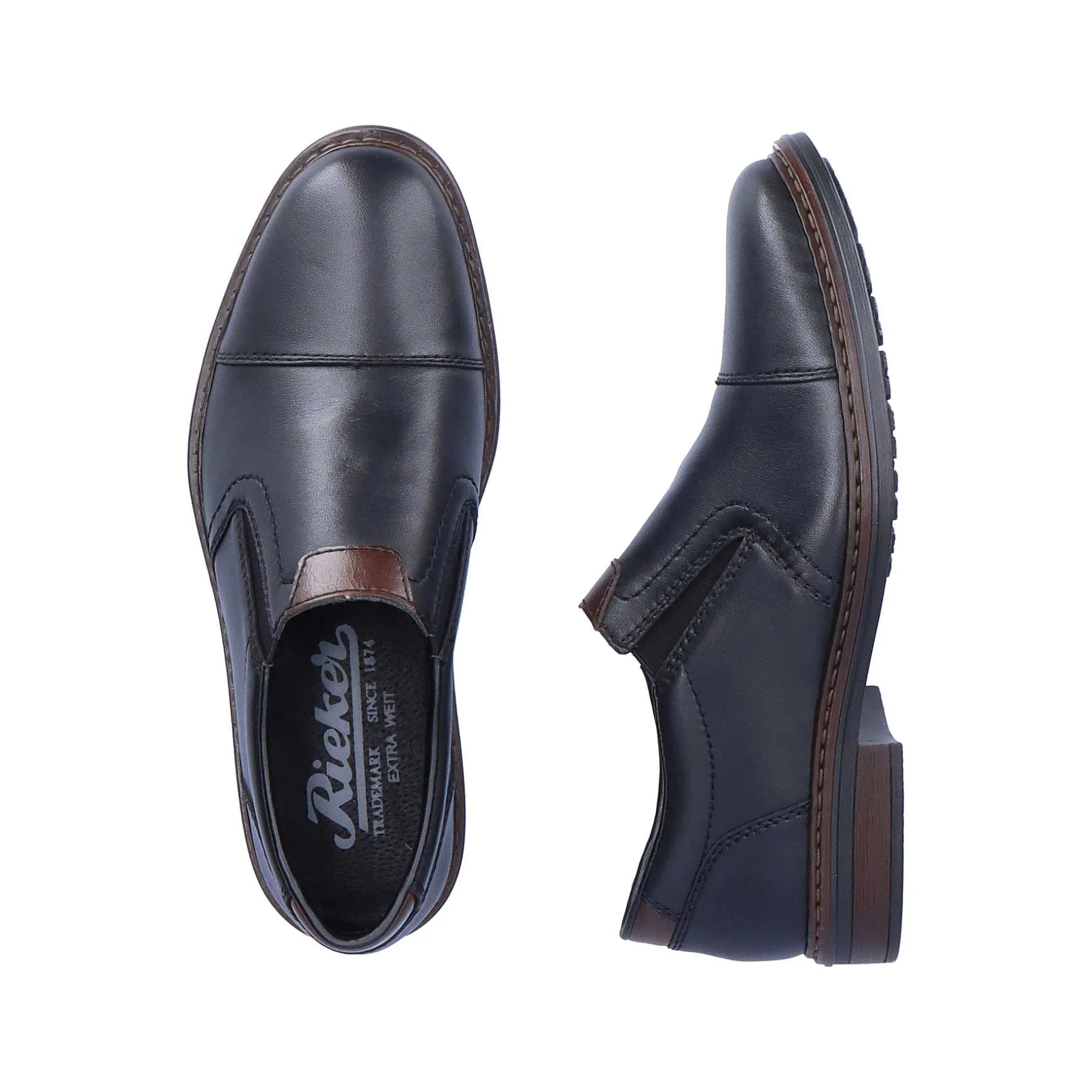 Rieker Men'S Slippers Jet Black
