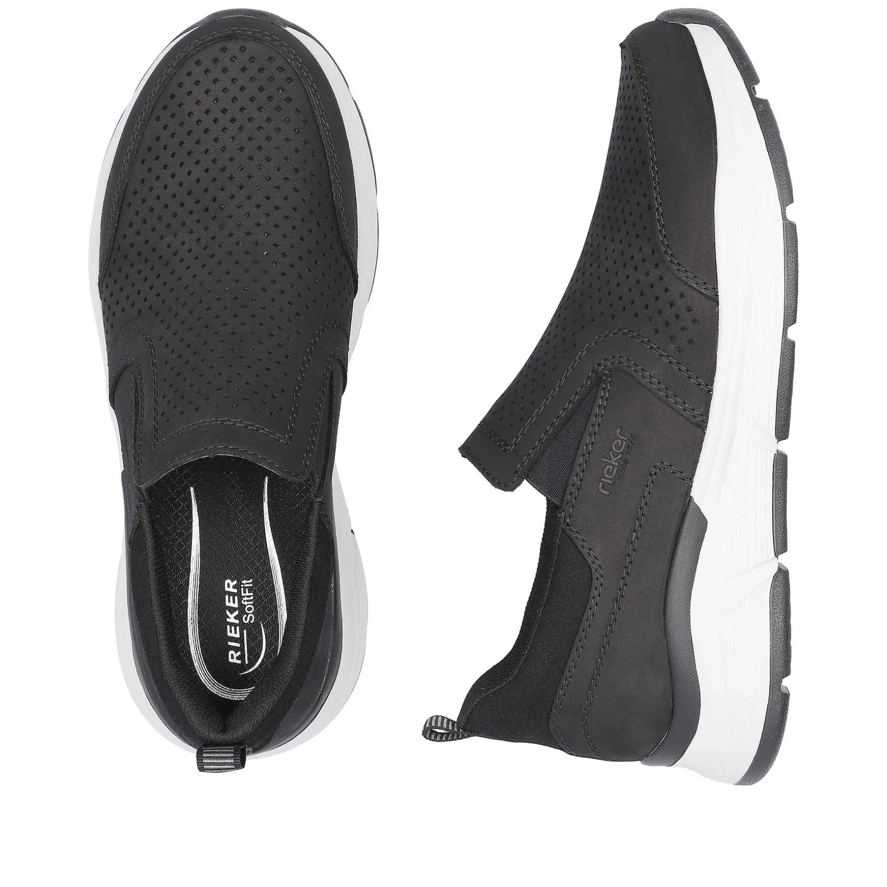 Rieker Men'S Slippers Jet Black