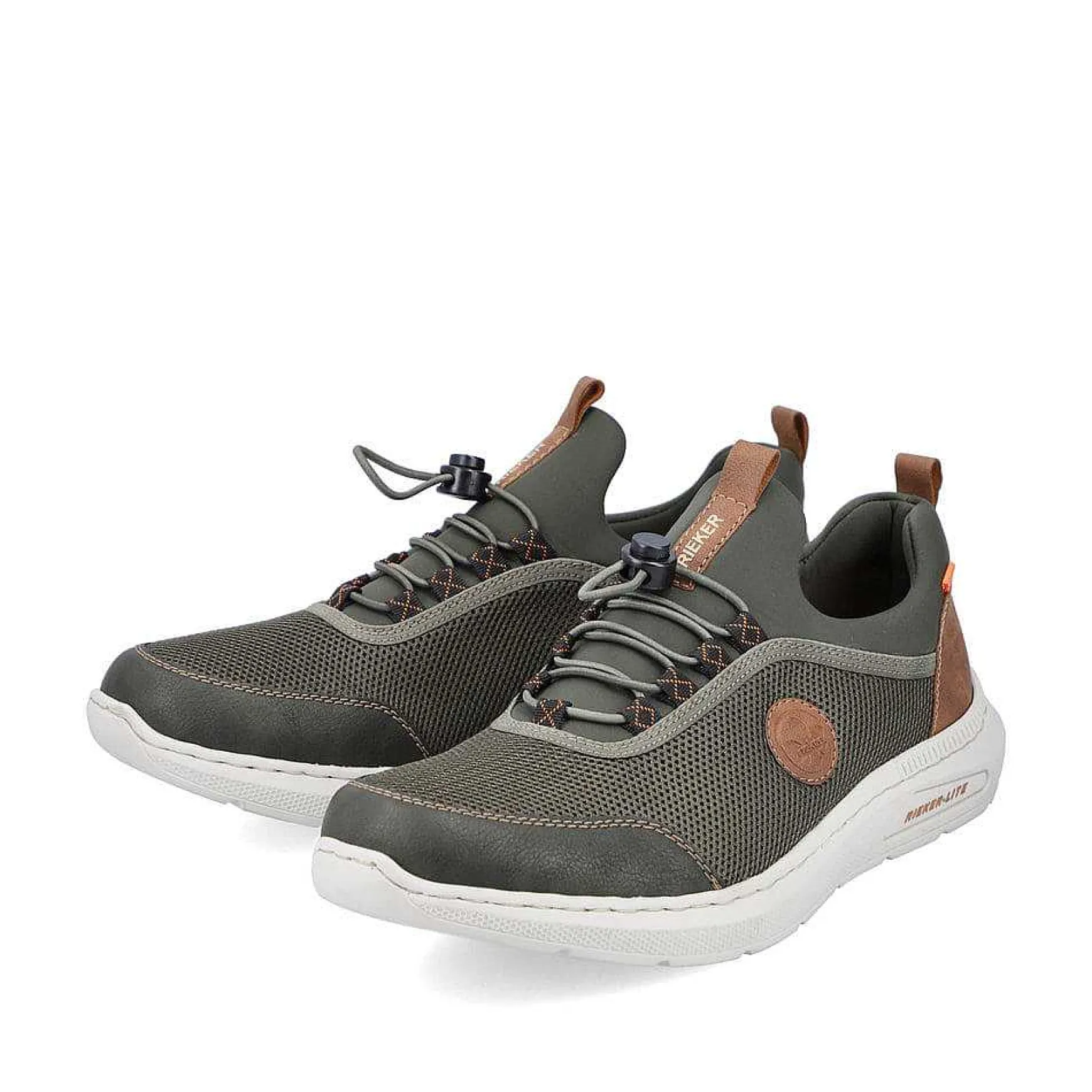 Rieker Men'S Slippers Khaki Green
