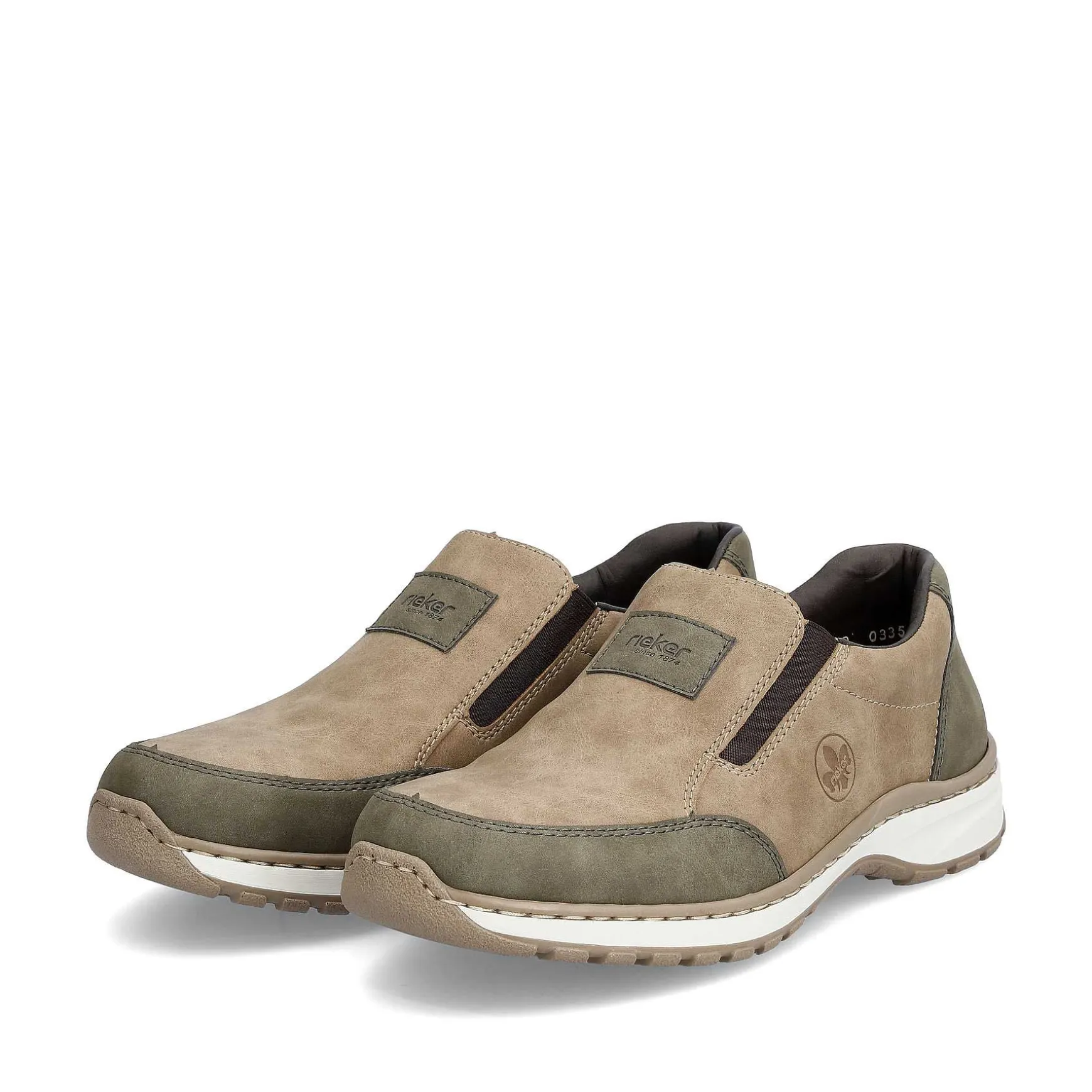 Rieker Men'S Slippers Light Beige