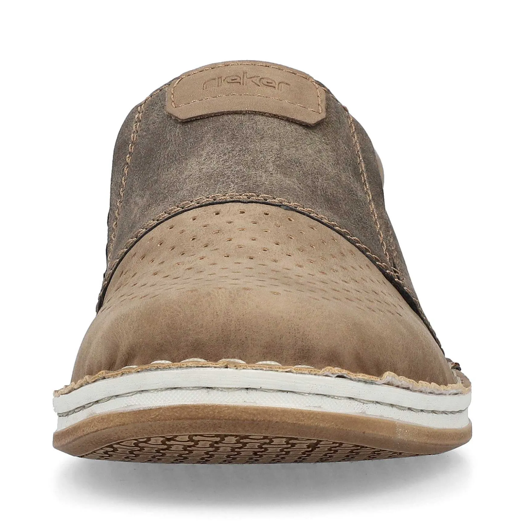 Rieker Men'S Slippers Light Beige-Stone Gray