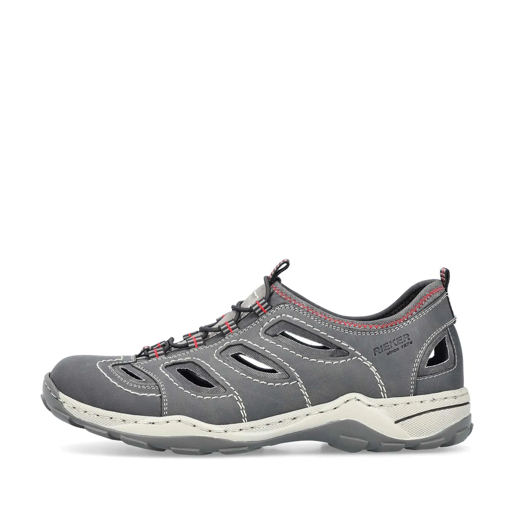 Rieker Men'S Slippers Moon Grey