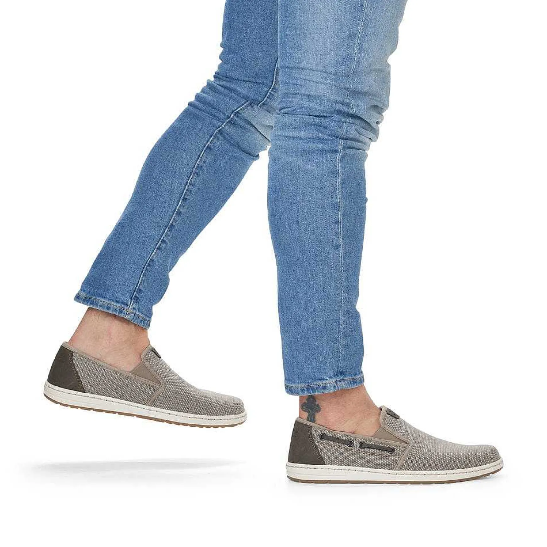 Rieker Men'S Slippers Moon Grey