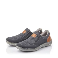 Rieker Men'S Slippers Navy Blue