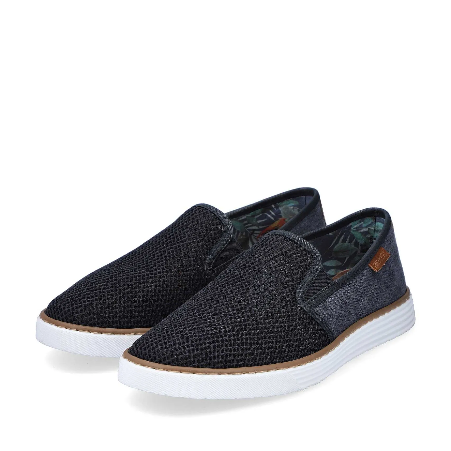Rieker Men'S Slippers Navy Blue
