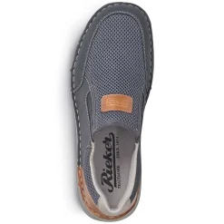 Rieker Men'S Slippers Navy Blue
